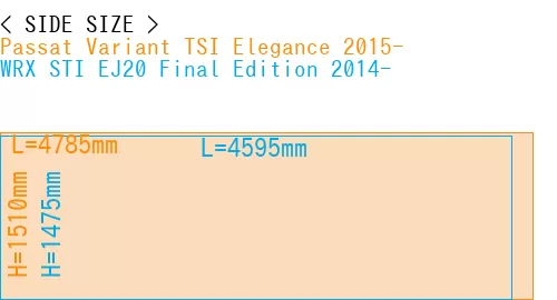 #Passat Variant TSI Elegance 2015- + WRX STI EJ20 Final Edition 2014-